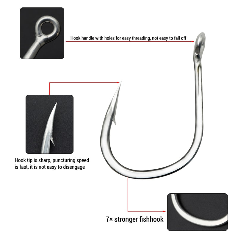 Extra Heavy Duty Fish hooks 10pcs/pack